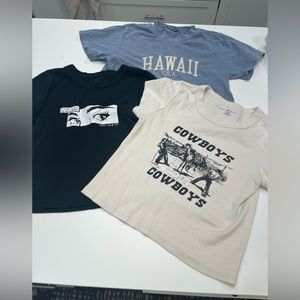Brandy Melville 3 T shirt bundle. One size fits all